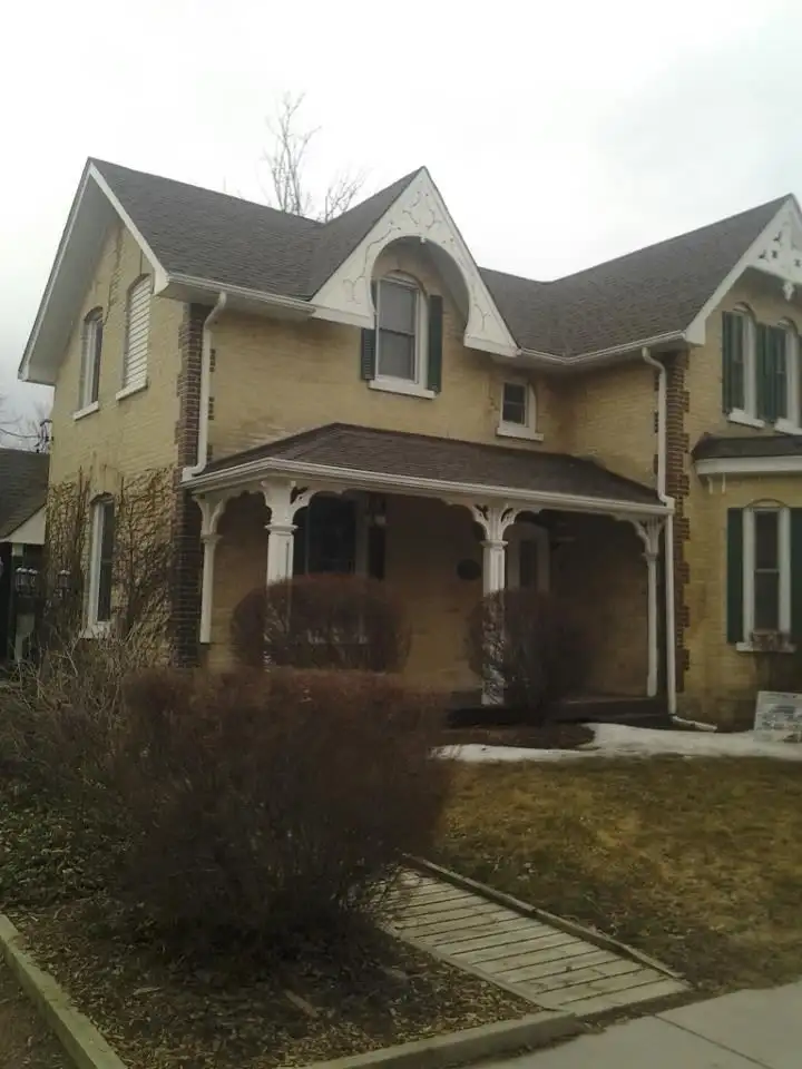 A completed asphalt shingle roof by Crystal Clear Roofing