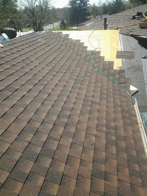 Completed roof by Crystal Clear Roofing