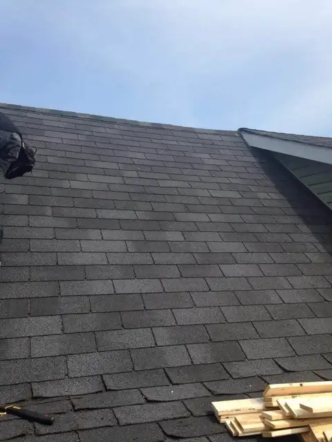 Completed roof by Crystal Clear Roofing