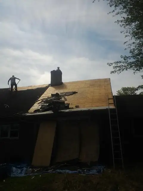 Completed roof by Crystal Clear Roofing