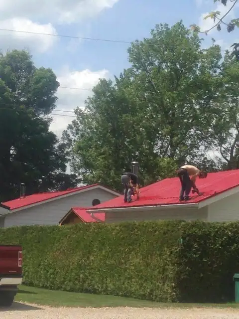 Completed roof by Crystal Clear Roofing